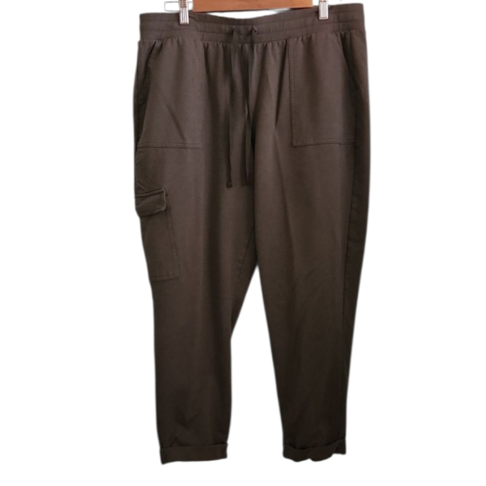 Croft & Barrow - Comfy Women's Olive Green PXL Casual Pants